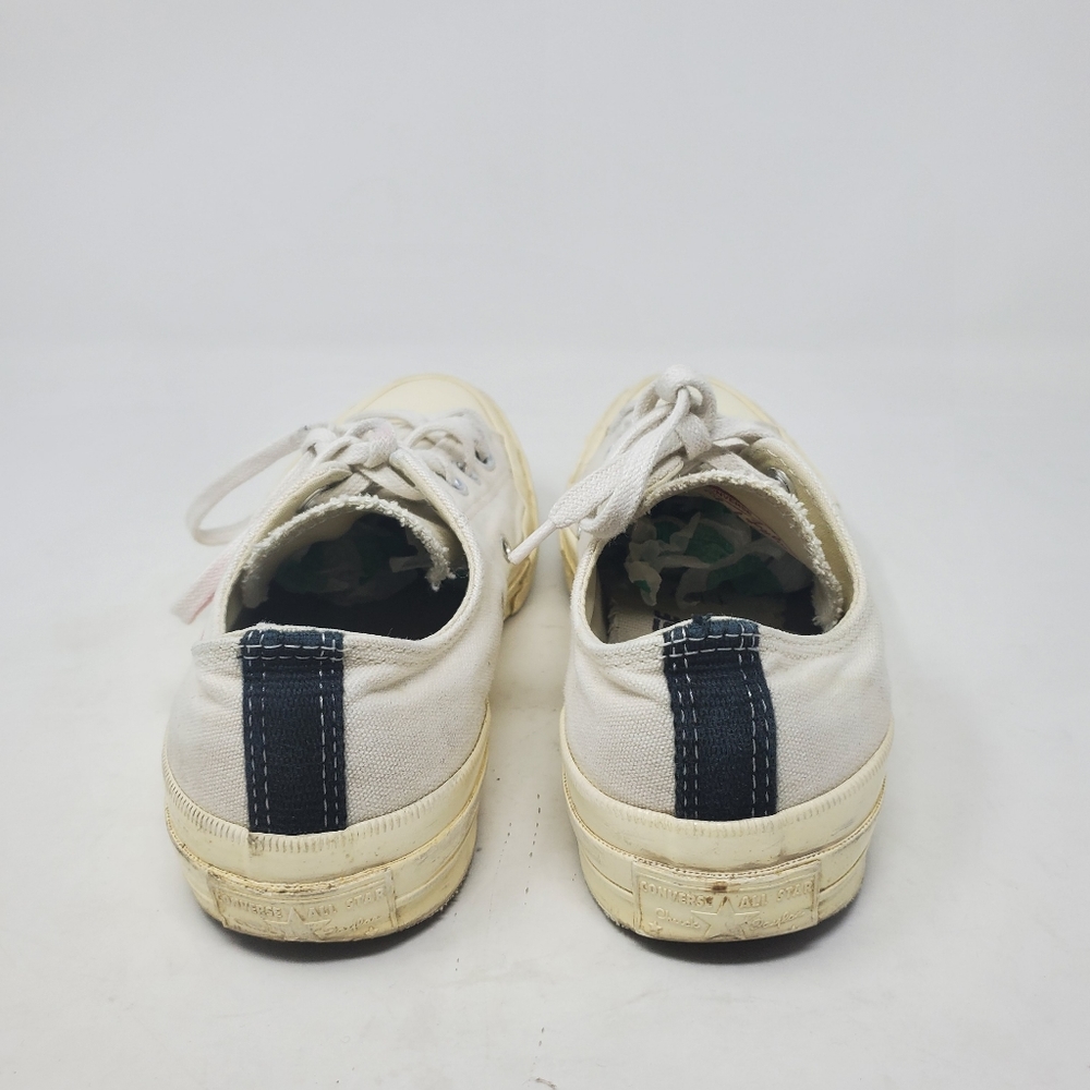 CONVERSE Comme des Garcons Play Emblem Heart Low Top Sneakers Size 7 - Picture 4 of 10